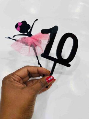 Cake topper Barbie - Bubbly Decors
