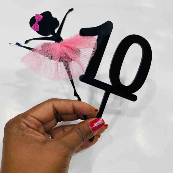 Cake topper Barbie - Bubbly Decors