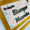 pattern name board - Bubbly Decors