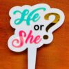 cake topper baby shower - Bubbly Decors