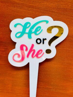 cake topper baby shower - Bubbly Decors