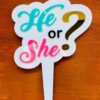 cake topper baby shower - Bubbly Decors