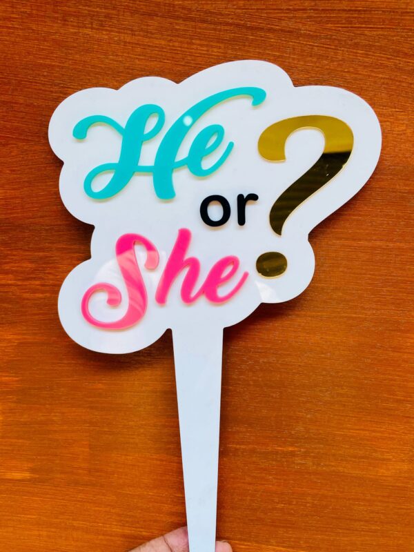 cake topper baby shower - Bubbly Decors