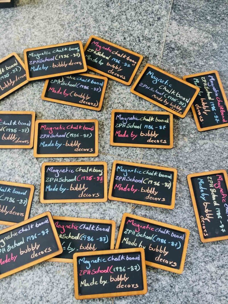 Chalk board fridge magnet - Bubbly Decors