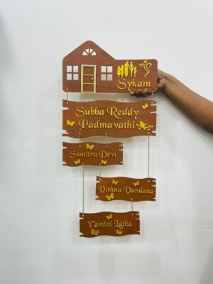 name board 5 step 3 kids - Bubbly Decors