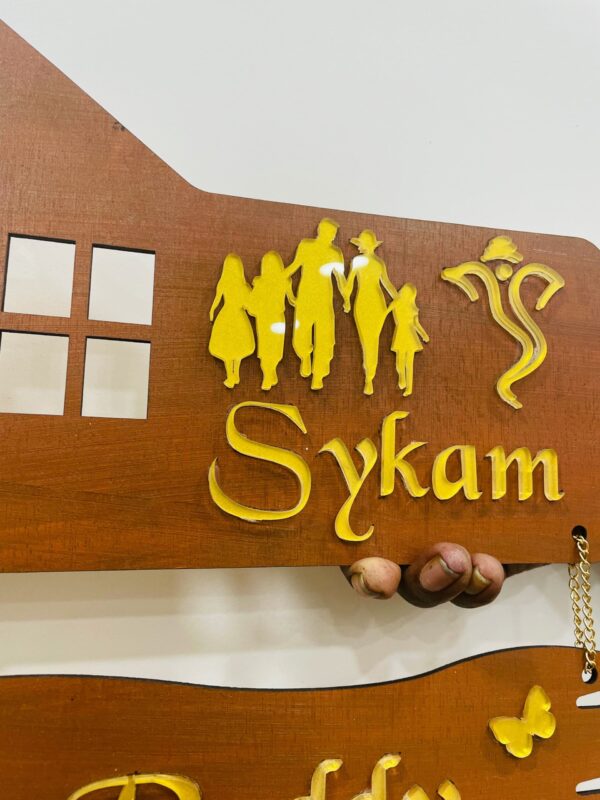 name board 5 step 3 kids - Bubbly Decors