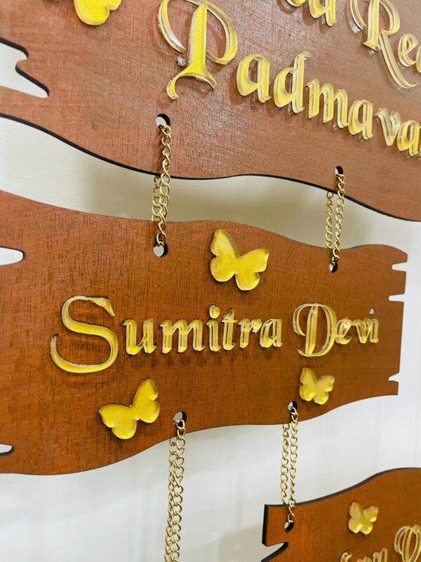 name board 5 step 3 kids - Bubbly Decors
