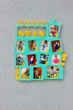 Baby 12 months frame - Bubbly Decors