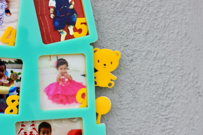 Baby 12 months frame - Bubbly Decors