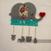 Baby details frame elephant theme - Bubbly Decors
