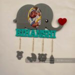 Baby details frame elephant theme - Bubbly Decors
