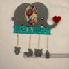 Baby details frame elephant theme - Bubbly Decors
