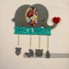 Baby details frame elephant theme - Bubbly Decors