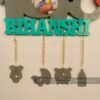 Baby details frame elephant theme - Bubbly Decors