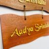 venkateswara theme name board 2 step - Bubbly Decors