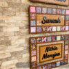 Name board with pattern tiles - Bubbly Decors