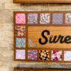 Name board with pattern tiles - Bubbly Decors