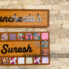 Name board with pattern tiles - Bubbly Decors