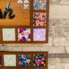 Name board with pattern tiles - Bubbly Decors