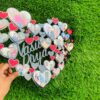 Heart collage Frame - Bubbly Decors