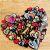 Heart collage Frame - Bubbly Decors