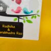 Name board Birds themed - Bubbly Decors