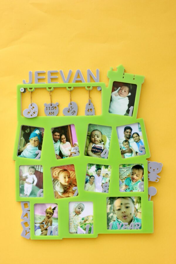 Baby 12 months frame - Bubbly Decors
