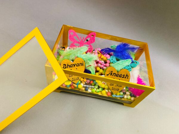 Wedding Rings holder Box - Bubbly Decors
