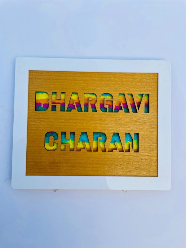 name board colour masked - Bubbly Decors