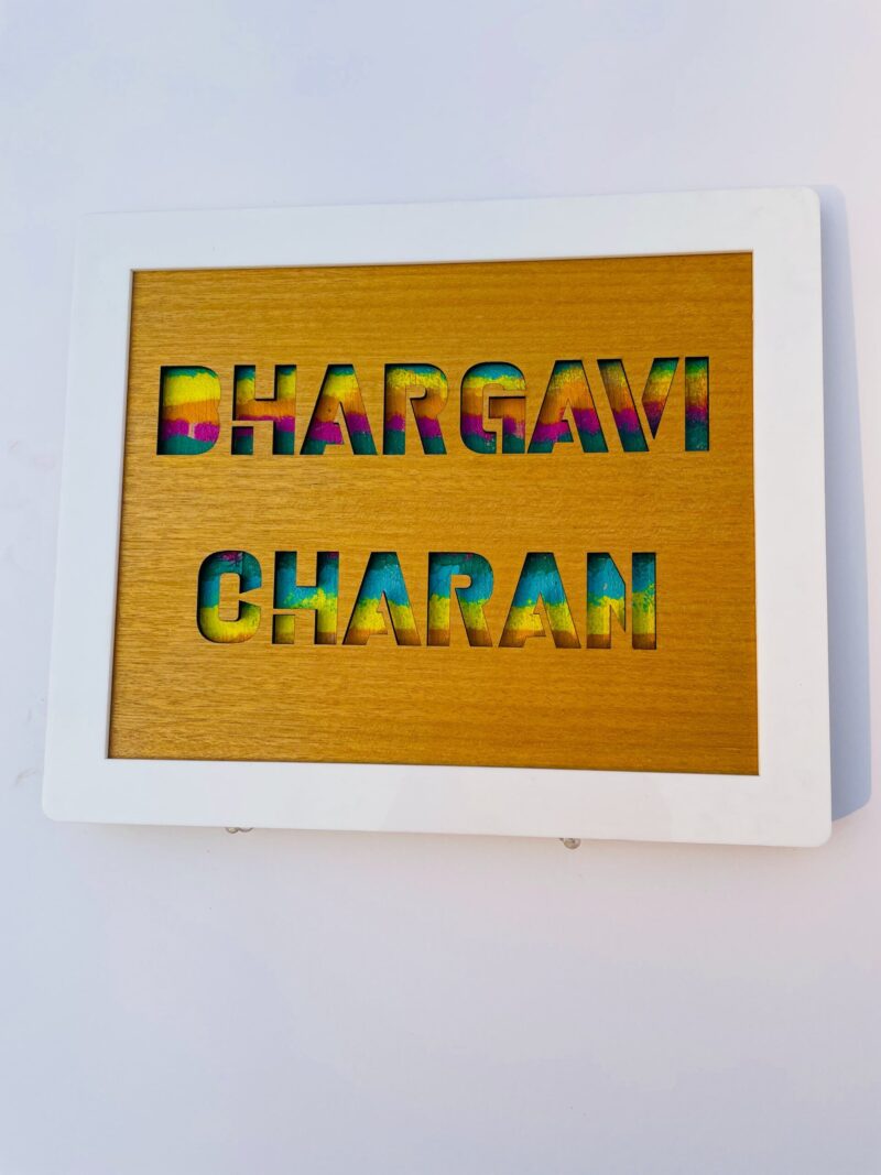 name board colour masked - Bubbly Decors