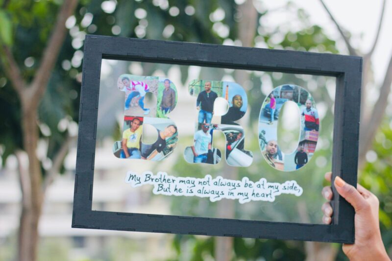 Box Frame Transparent - Bubbly Decors