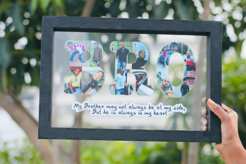 Box Frame Transparent - Bubbly Decors