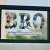 Box Frame Transparent - Bubbly Decors
