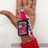 Name photo frame keychain - Bubbly Decors