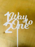 Cake topper for 6 months - Bubbly Decors