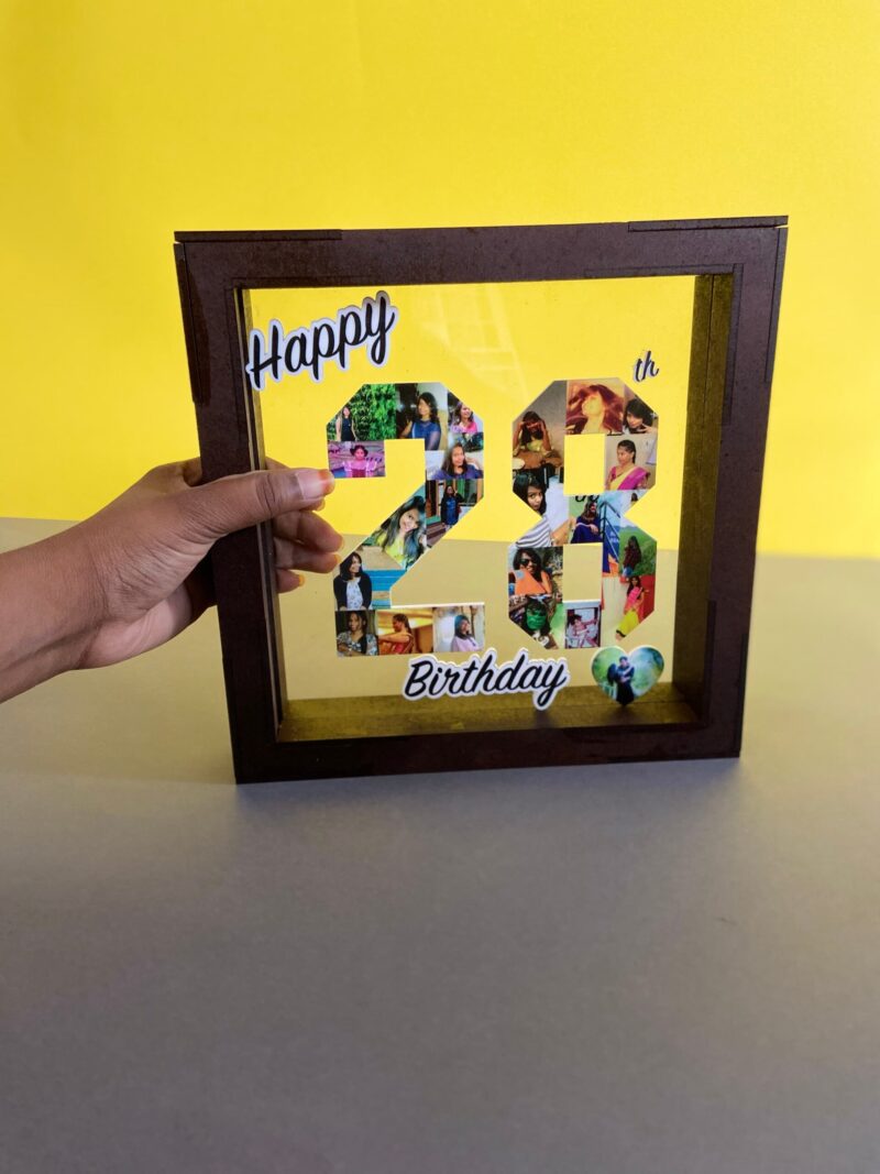 Birthday Box Frame - Bubbly Decors
