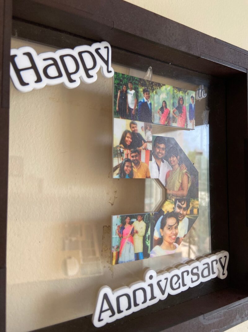 Anniversary Box Frame - Bubbly Decors