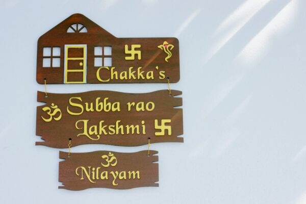 Name Board 3 steps - Bubbly Decors