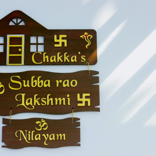 Name Board 3 steps - Bubbly Decors