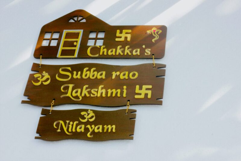 Name Board 3 steps - Bubbly Decors