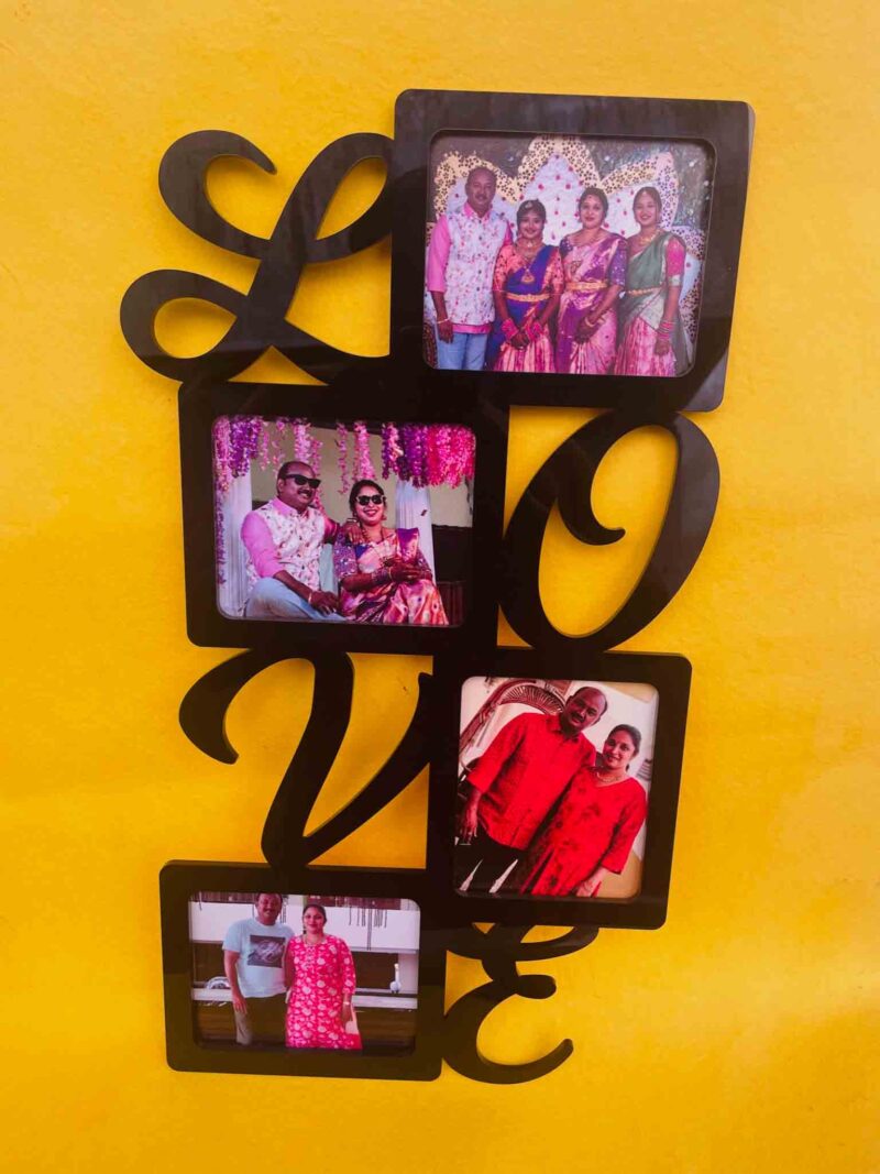 Love photo frame - Bubbly Decors