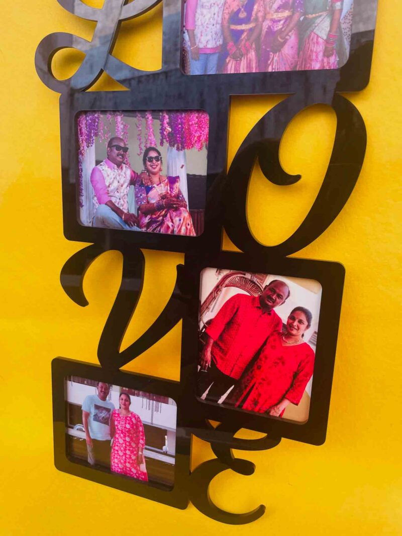 Love photo frame - Bubbly Decors