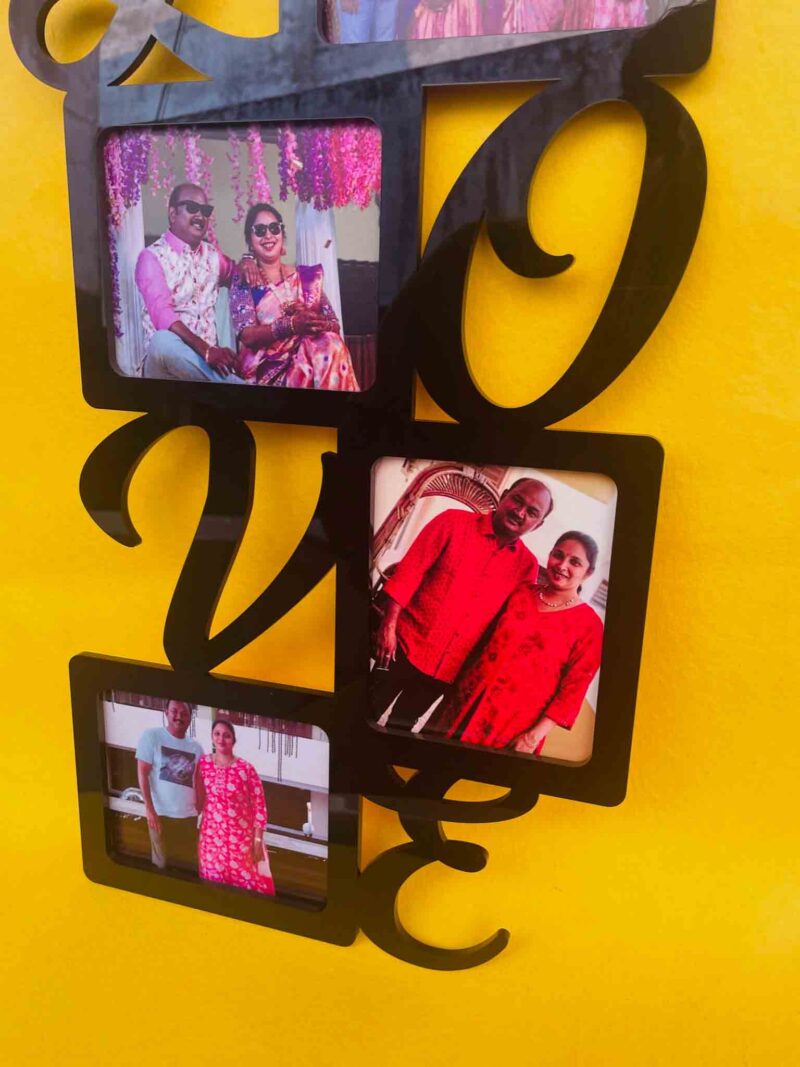 Love photo frame - Bubbly Decors