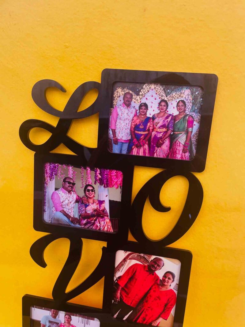 Love photo frame - Bubbly Decors