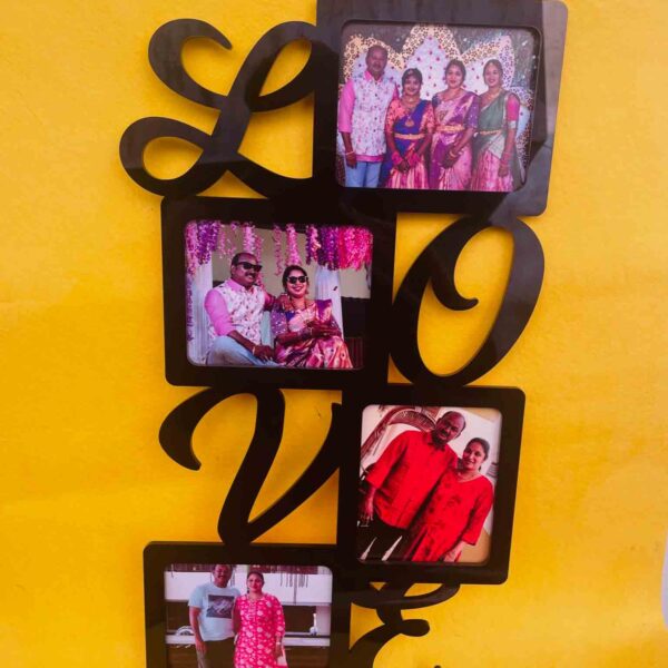 Love photo frame - Bubbly Decors