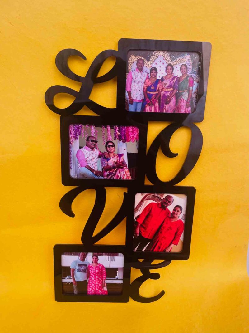 Love photo frame - Bubbly Decors