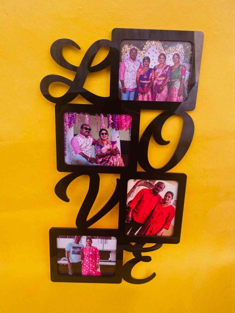 Love photo frame - Bubbly Decors