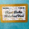 pattern name board - Bubbly Decors