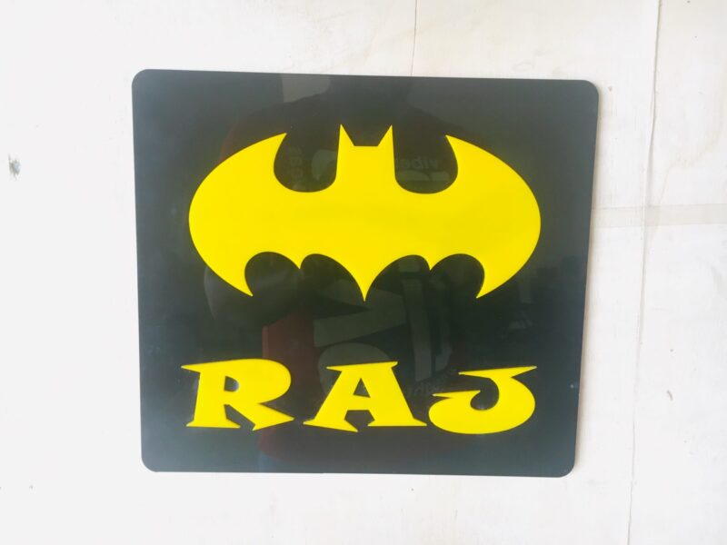 Name Board with symbol - Bubbly Decors