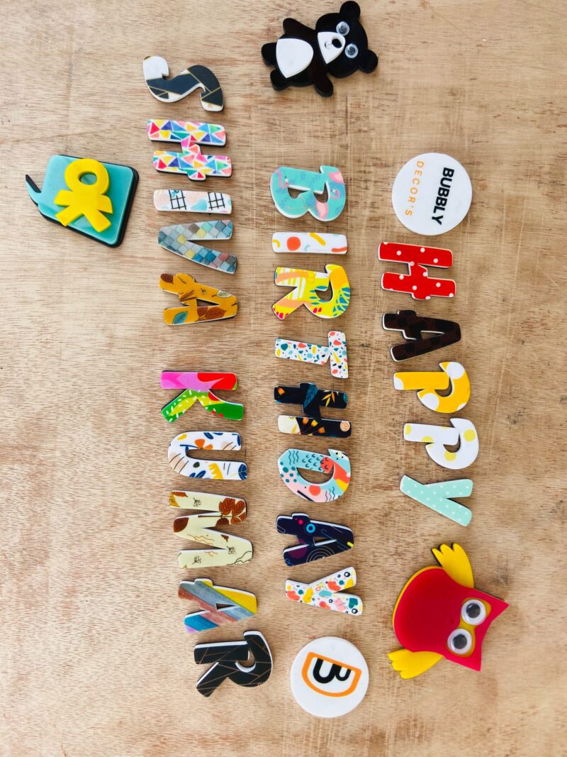 Alphabet Magnets - Bubbly Decors